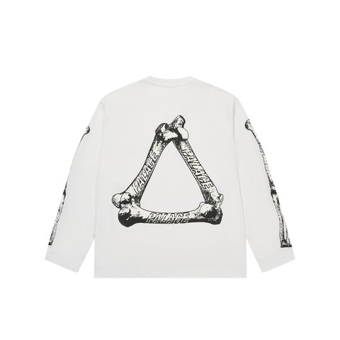 Palace TRI-BONE LONGSLEEVE WHITE - Colorway