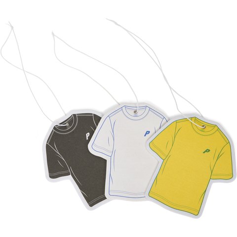 Palace TRI T-SHIRT AIR FRESHENERS 3 PACK BLACK / WHITE / YELLOW - €14.00