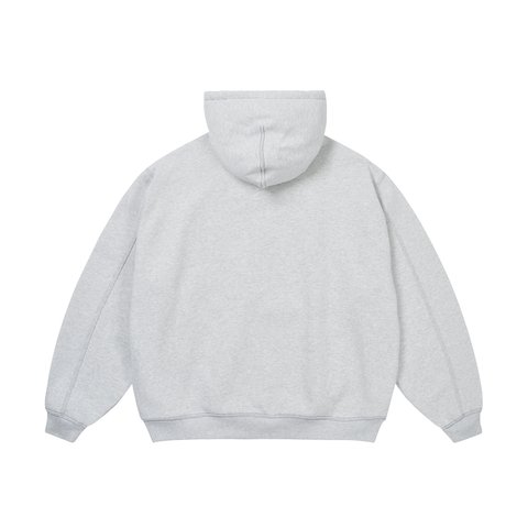 Palace TRIPLE STITCH VERITAS ZIP HOOD GREY MARL - Colorway