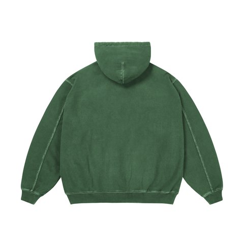 Palace TRIPLE STITCH VERITAS ZIP HOOD RACEY GREEN - Colorway