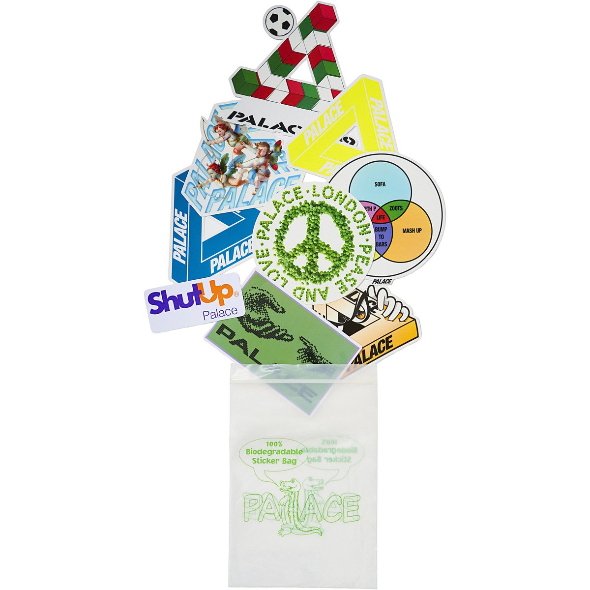 Palace WINTER STICKER PACK MULTI (Winter 2025) - €11.00