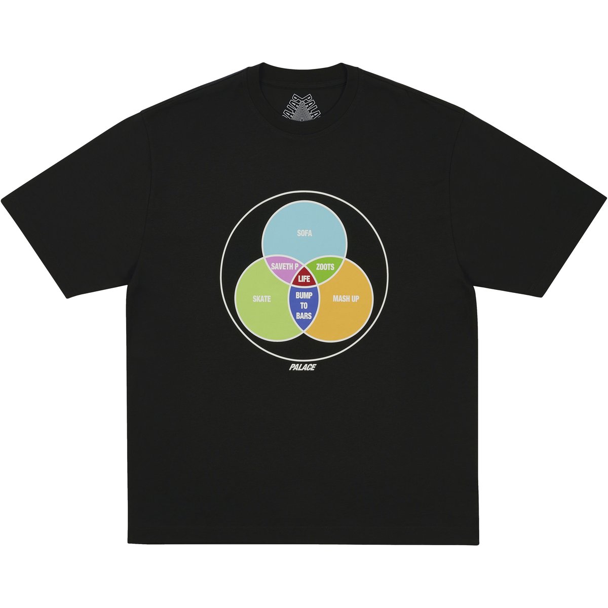 Palace ZEN DIAGRAM T-SHIRT BLACK (Winter 2025) - €48.00