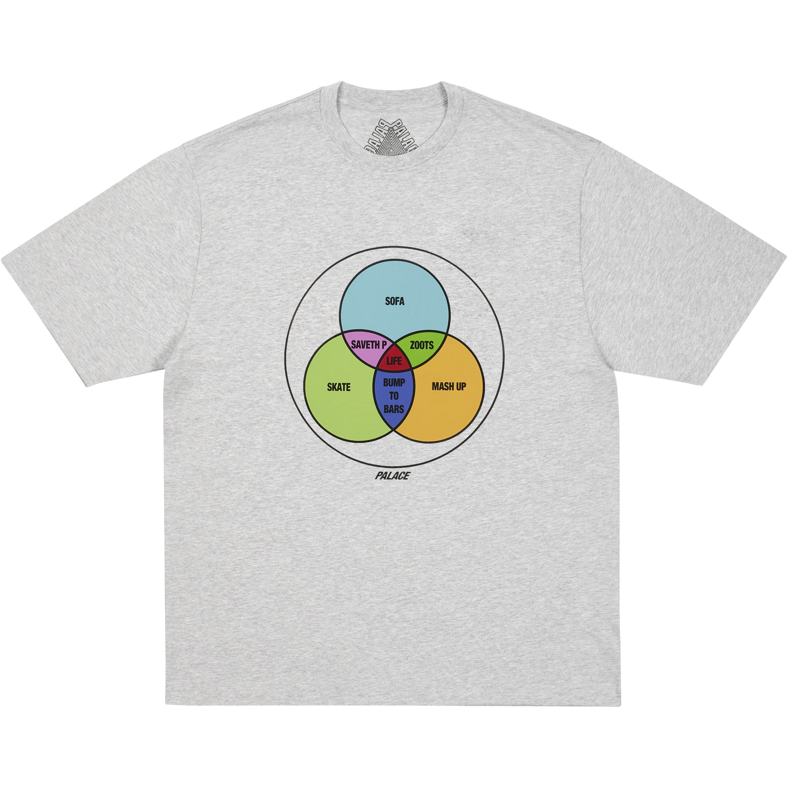 ZEN DIAGRAM T-SHIRT GREY MARL