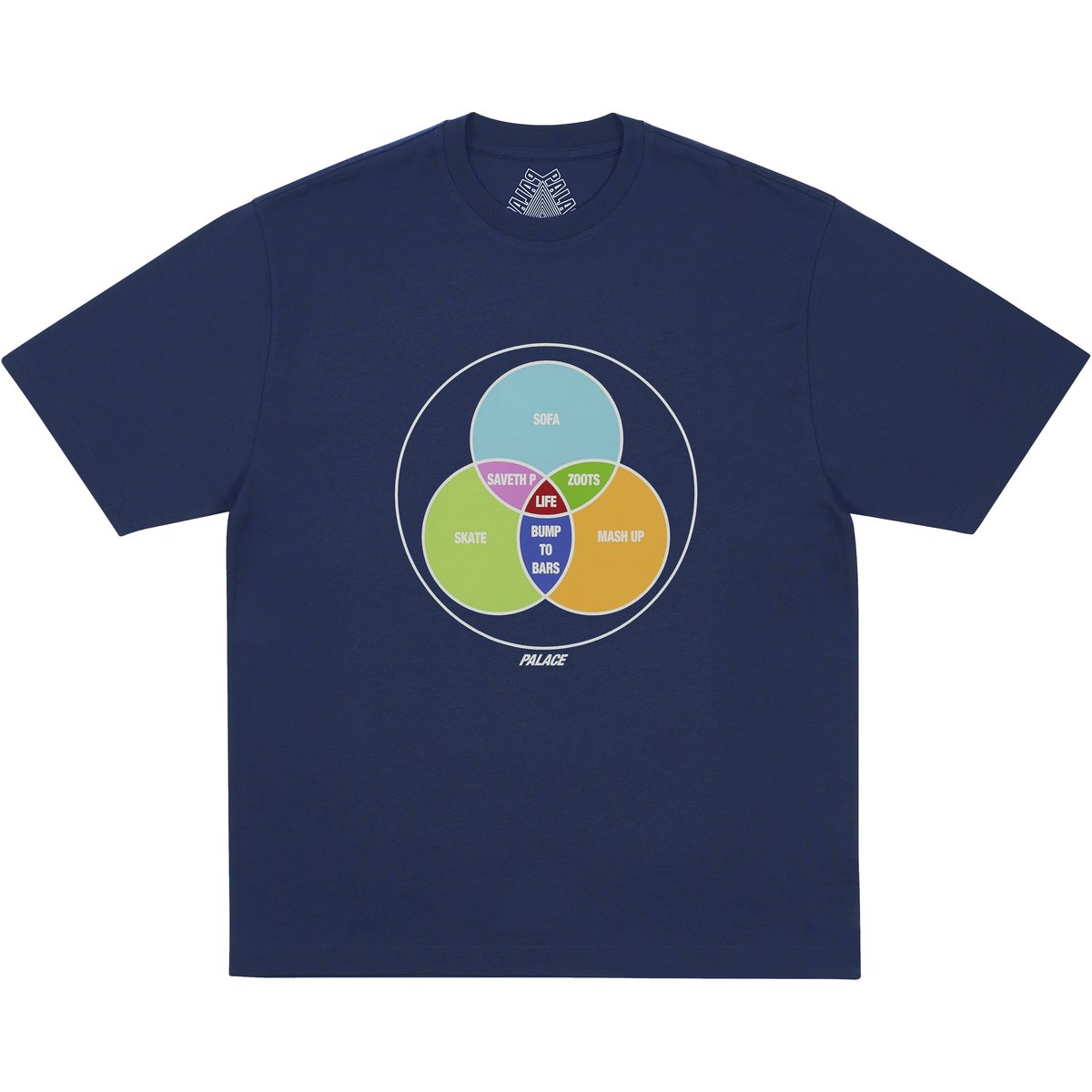 Palace ZEN DIAGRAM T-SHIRT NAVY (Winter 2025) - €48.00
