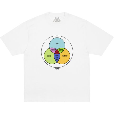 Palace ZEN DIAGRAM T-SHIRT WHITE - €48.00