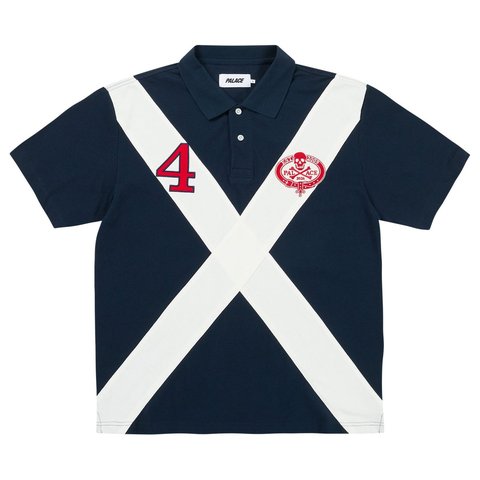 Palace SKULL CREST POLO NAVY - Style 5