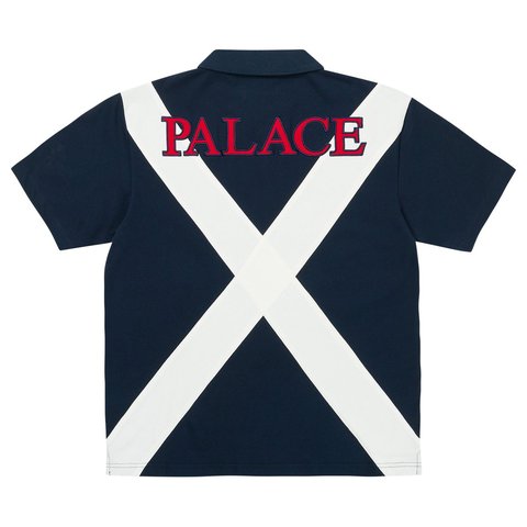 Palace SKULL CREST POLO NAVY - Style 5