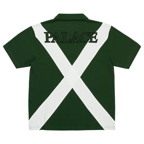 Palace SKULL CREST POLO RACEY GREEN - Style 5