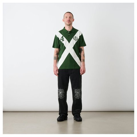Palace SKULL CREST POLO RACEY GREEN - Style 5