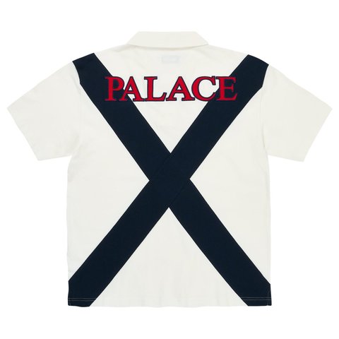 Palace SKULL CREST POLO WHITE - Style 5