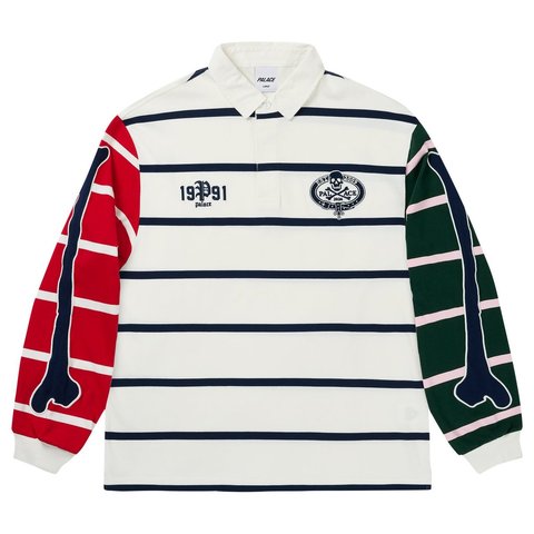 Palace SKULL CREST RUGBY MULTI - Style 5
