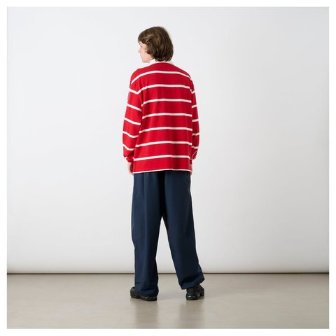 Palace SKULL CREST RUGBY RACEY RED - Style 5