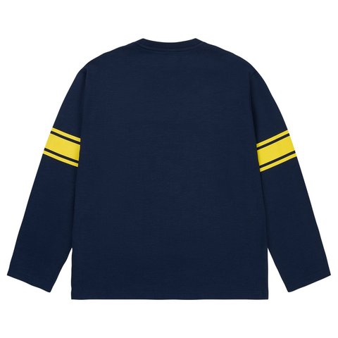 Palace TOUCHDOWN LONGSLEEVE NAVY - Style 4