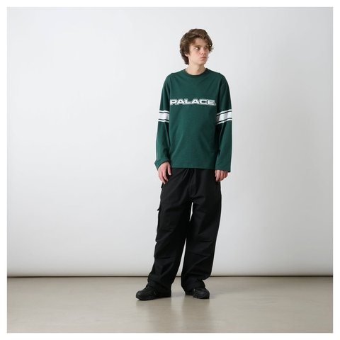 Palace TOUCHDOWN LONGSLEEVE RACEY GREEN - Style 4