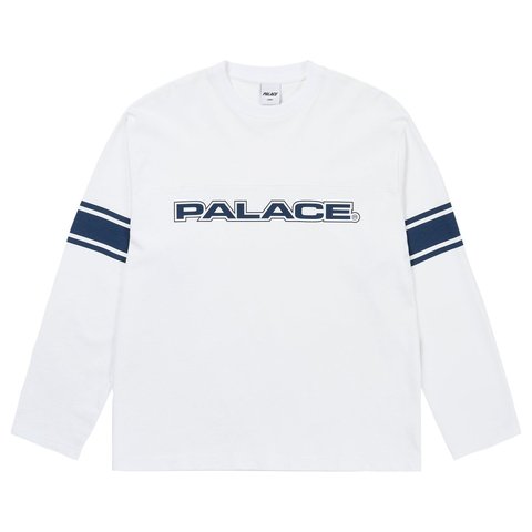 Palace TOUCHDOWN LONGSLEEVE WHITE - Style 4