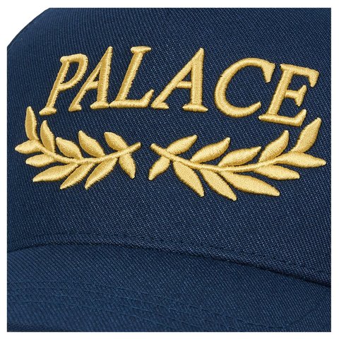 Palace LAUREL P FRAME 5-PANEL SNAPBACK NAVY - Style 3