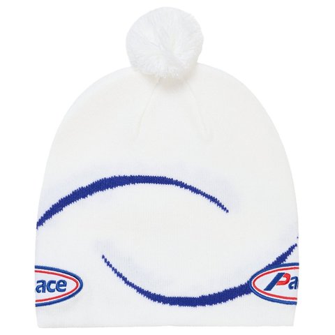 Palace ON YA BIKE NEIN CUFF BEANIE WHITE - Style 4