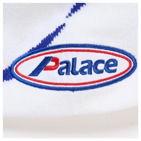 Palace ON YA BIKE NEIN CUFF BEANIE WHITE - Style 4