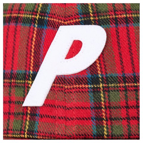 Palace P 6-PANEL RED CHECK - Style 4