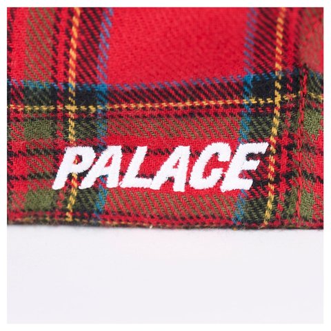 Palace P 6-PANEL RED CHECK - Style 4