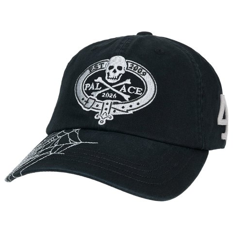 Palace SKULL CREST 6-PANEL BLACK - Style 6