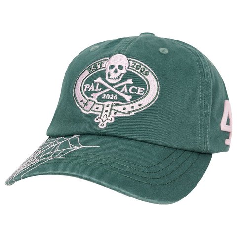 Palace SKULL CREST 6-PANEL RACEY GREEN - Style 6