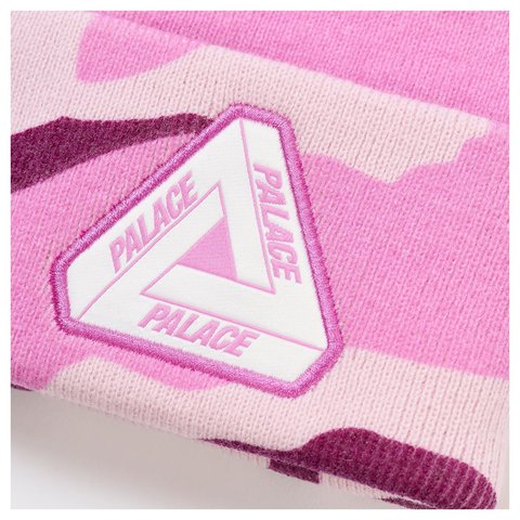 Palace TRI-FERG BEANIE DESERT CAMO PINKS - Style 3