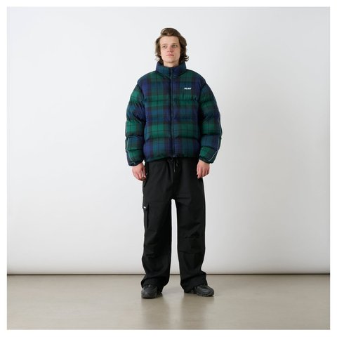 Palace BIG RIPSTOP PUFFA JACKET BLACK WATCH - Style 7