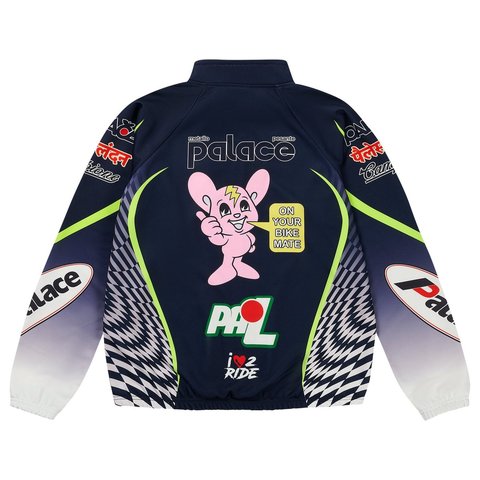 Palace ON YA BIKE CYCLING JACKET NAVY - Style 5