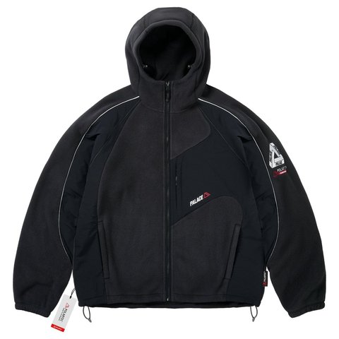 Palace POLARTEC 200 HOODED JACKET BLACK - Style 6