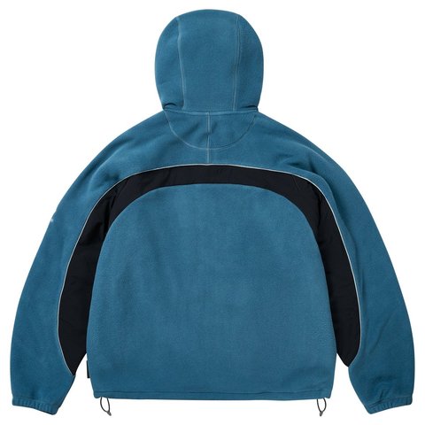 Palace POLARTEC 200 HOODED JACKET RAY BLUE - Style 6