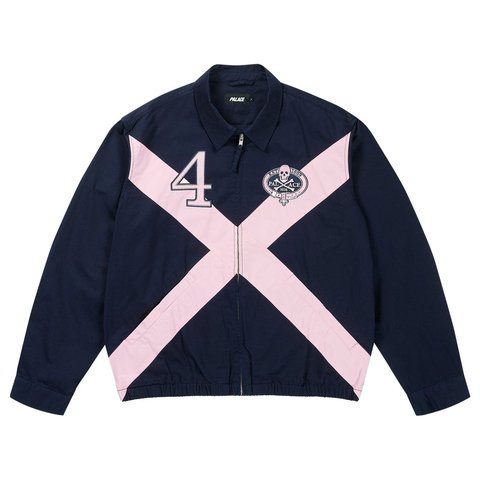 Palace SKULL CREST HARRINGTON NAVY - Style 5