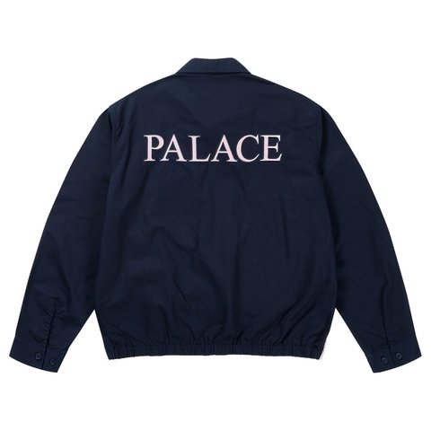 Palace SKULL CREST HARRINGTON NAVY - Style 5