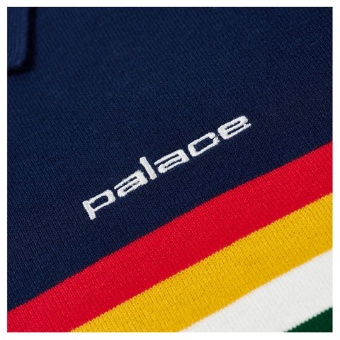 Palace PALTRO STRIPE KNIT NAVY - Style 5