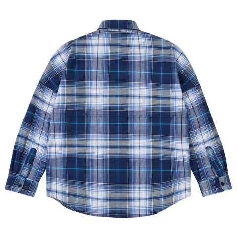Palace LUMBERYAK OVERSHIRT NAVY PLAID - Style 6