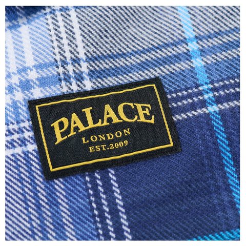 Palace LUMBERYAK OVERSHIRT NAVY PLAID - Style 6