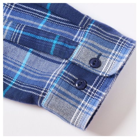 Palace LUMBERYAK OVERSHIRT NAVY PLAID - Style 6