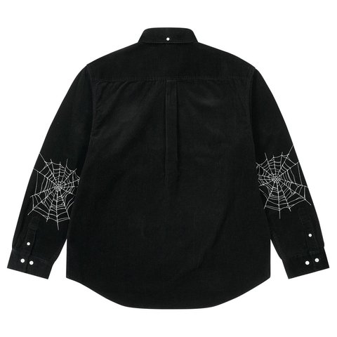 Palace SKULL CREST CORD SHIRT BLACK - Style 8