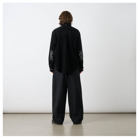 Palace SKULL CREST CORD SHIRT BLACK - Style 8