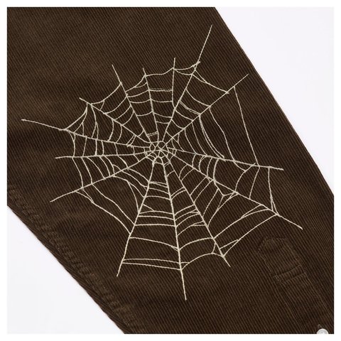 Palace SKULL CREST CORD SHIRT BROWN - Style 8