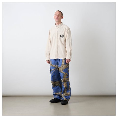 Palace SKULL CREST CORD SHIRT WHITE - Style 8