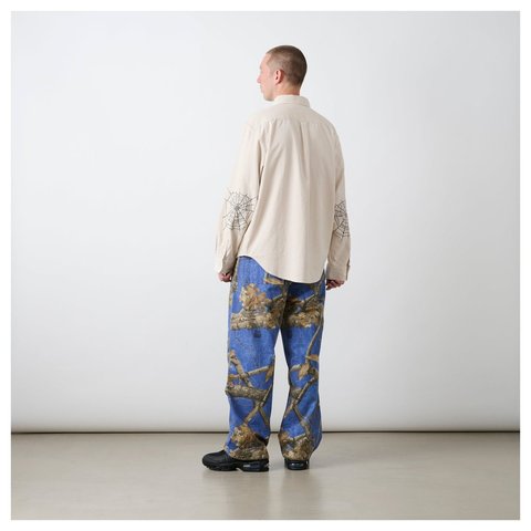 Palace SKULL CREST CORD SHIRT WHITE - Style 8
