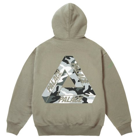 Palace CAMO TRI-FERG HOOD ARMY OLIVE - Style 2