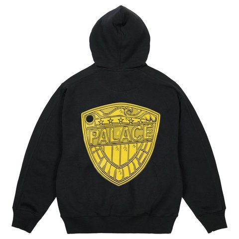 Palace JUDGE DREDD SHIELD HOOD BLACK - Style 2
