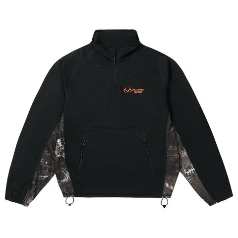 Palace RECON 1/4 ZIP BLACK - Style 5