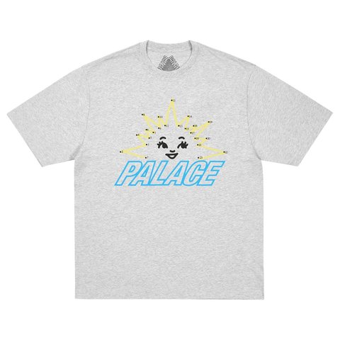 Palace DOT 2 DOT T-SHIRT GREY MARL - Style 1