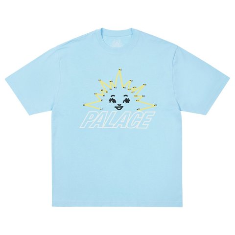Palace DOT 2 DOT T-SHIRT PERFECT BLUE - Style 1