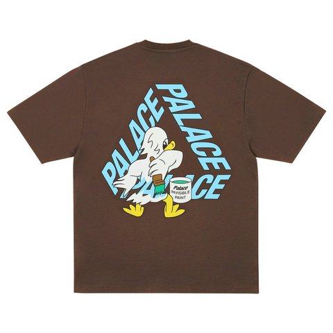 Palace ERASER P-3 T-SHIRT CHOCCO BROWN - Style 2