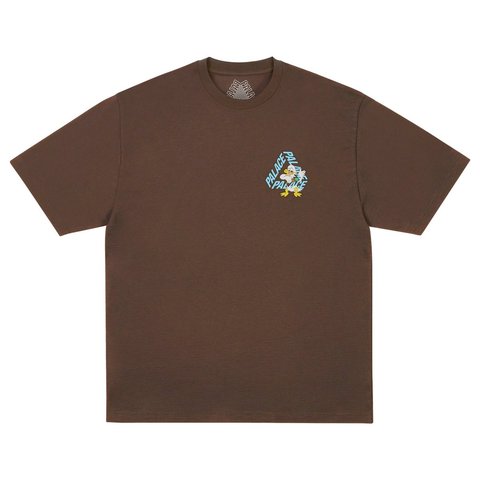 Palace ERASER P-3 T-SHIRT CHOCCO BROWN - Style 2