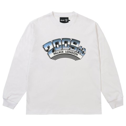 Palace JUDGE DREDD 2009AD LONGSLEEVE WHITE - Style 1